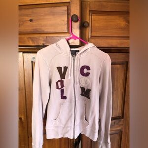 Light purple Volcom zip up
